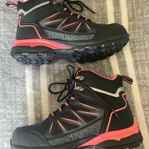 New, Never Worn Black & Pink Hiking Boots
